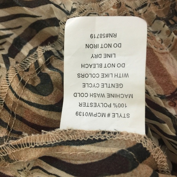 Notations Ruffled Tie Front Cardigan Top - Picture 6 of 7